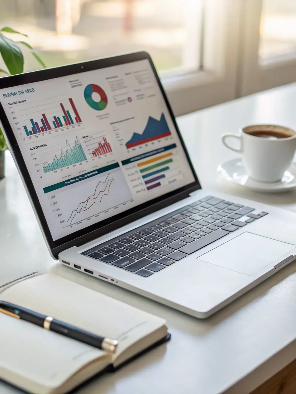 An image showcasing a comprehensive marketing report with charts and graphs, demonstrating the measurable results and data-driven approach of Vendero Media's services for real estate clients.