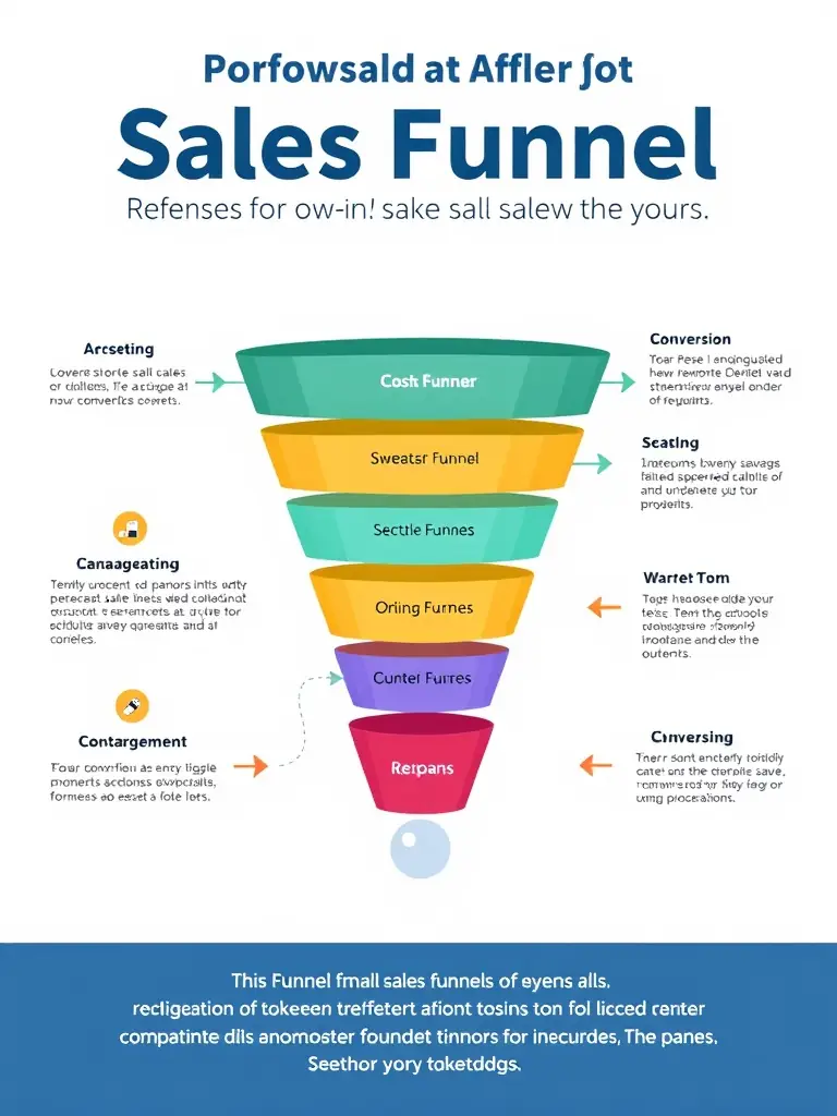 A visual representation of a streamlined sales funnel, illustrating the journey from initial contact to closing, emphasizing the efficiency and effectiveness of the process.
